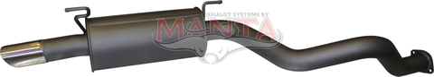 LandCruiser UZJ/VDJ200 3in Rear Muffler (Including Single 3 1/4 in SS Tip)
