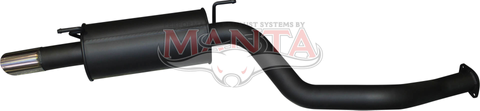 LandCruiser UZJ/VDJ200 3in Rear Muffler (Including Single 3 1/4 in SS Tip)