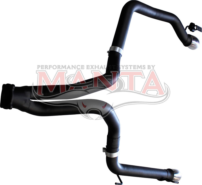 Toyota LandCruiser VDJ200 Wagon 3in LH & RH Exit TailPipes With 4in Dump Tips