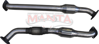 LandCruiser VDJ200 V8 4.5L T.D. Dual 2.5in Engine Pipes With Cats