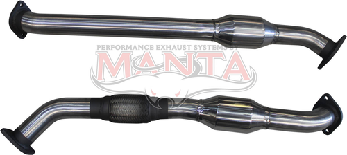 LandCruiser VDJ200 V8 4.5L T.D. Dual 2.5in Engine Pipes With Cats