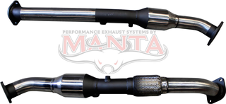 Toyota LandCruiser VDJ200 2016 V8 4.5L Dual 2.5in Engine Pipes With Cats and DPF Sensors