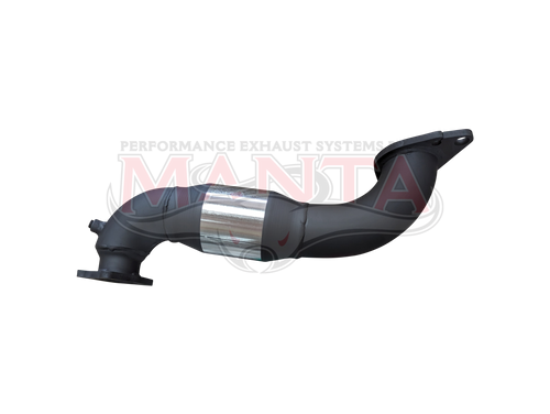 D-Max 3.0L T/D 3in Dump Pipe With High Flow Cat Convertor