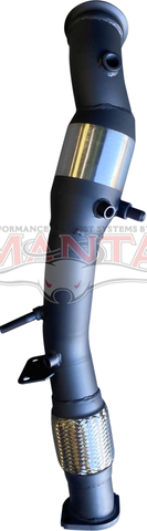 VW Amarok 2.0L Bi Turbo 3in Dump Pipe With Cat 06/12 - Current (Short Neck Version)