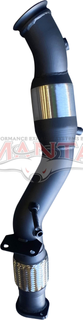 VW Amarok 2.0L Bi Turbo 3in Dump Pipe With Cat 06/12 - Current (Short Neck Version)