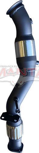 Amarok 2.0L Bi Turbo 3in Dump Pipe With Cat 06/12 - Current (Short Neck Version)