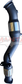 VW Amarok 2.0L Bi Turbo 3in Dump Pipe With Cat 06/12 - Current (Short Neck Version)