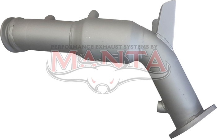 Hilux 2.8L GUN126R/Prado Replacement DPF Pipe with Cat, Bolts to OEM or Manta DPF-Back Exhaust