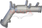 Hilux 2.8L GUN126R/Prado Replacement DPF Pipe with Cat, Bolts to OEM or Manta DPF-Back Exhaust