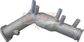 Hilux 2.8L GUN126R/Prado Replacement DPF Pipe with Cat, Bolts to OEM or Manta DPF-Back Exhaust