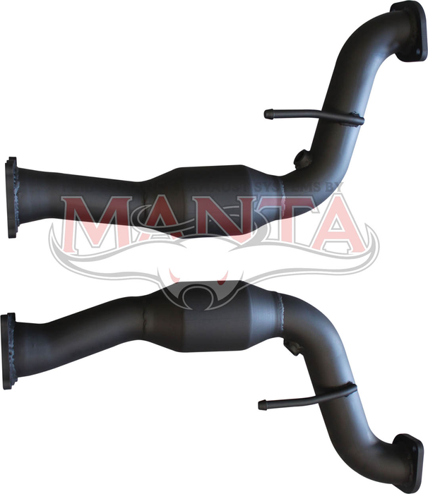 VE/VF V8 6.0L/6.2L HSV & SS 2 1/2in Cat Assembly (Pair) to Suit Manta Headers & 2 1/2in System