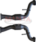 VE/VF V8 6.0L/6.2L HSV & SS 2 1/2in Cat Assembly (Pair) to Suit Manta Headers & 2 1/2in System
