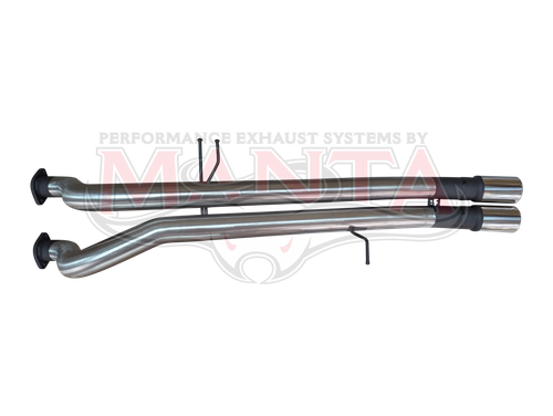 Ford Falcon BA BF FG XR8 XR6 Turbo &  Pursuit Ute 2 1/2in Dual Tail Pipes