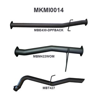 Mitsubishi TRITON MQ 3in DPF BACK