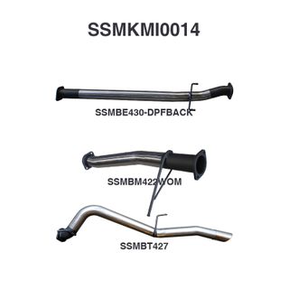 Mitsubishi TRITON MQ 3in DPF Back