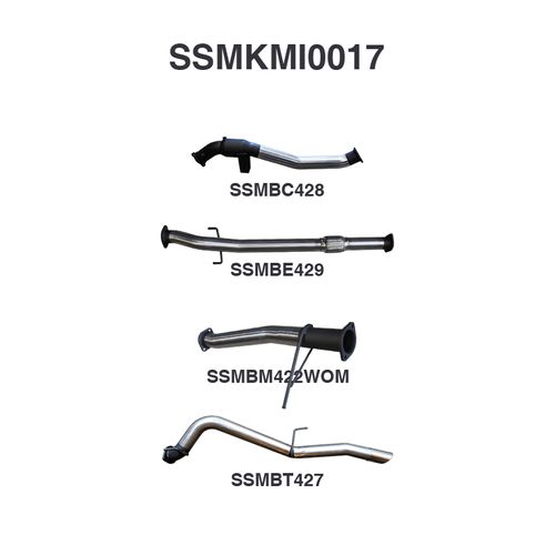 Mitsubishi TRITON MQ 3in TURBO BACK With Cat, WOM
