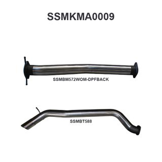 Mazda BT50 3.2L DPF Back