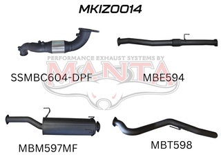 Isuzu D-Max Jan 2017 - 2020 3.0L TURBO BACK WITH CAT