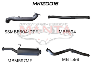 Isuzu D-Max Jan 2017 - 2020 3.0L TURBO BACK WITHOUT CAT
