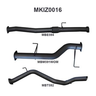 Isuzu MU-X Jan 2017 - 2020 3.0L DPF BACK