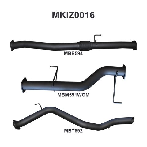 Isuzu MU-X Jan 2017 - 2020 3.0L DPF BACK