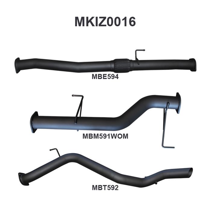 Isuzu MU-X Jan 2017 - 2020 3.0L DPF BACK