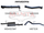 Nissan NP300 Navara 3in Turbo Back Exhaust System Without Cat, Muffler