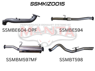 Isuzu D-Max Jan 2017 - 2020 3.0L TURBO BACK WITHOUT CAT