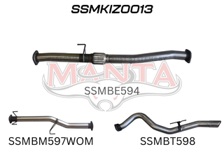 Isuzu D-Max Jan 2017 - 2020 3.0L DPF BACK