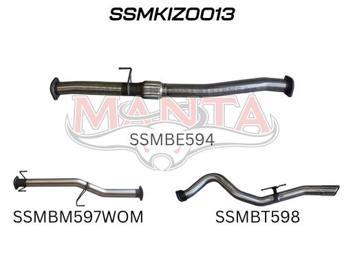 Isuzu D-Max Jan 2017 - 2020 3.0L DPF BACK
