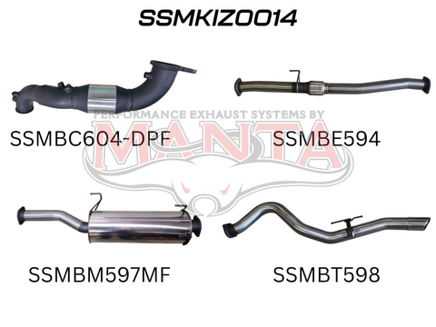 Isuzu D-Max Jan 2017 - 2020 3.0L TURBO BACK WITH CAT