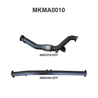 Mazda BT50 3.2L DPF Replacement ONLY Without Cat - 2016 Onwards