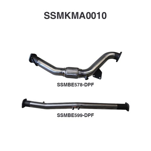 Mazda BT50 3.2L DPF Replacement ONLY Without Cat - 2016 Onwards