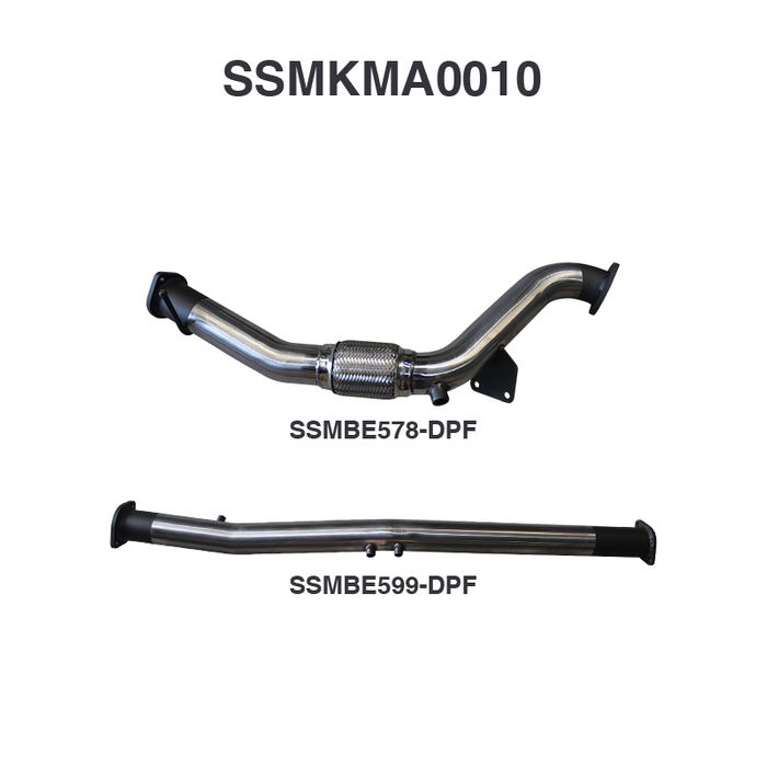Mazda BT50 3.2L DPF Replacement ONLY Without Cat - 2016 Onwards