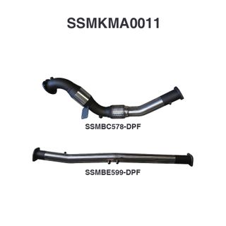 Mazda BT50 3.2L DPF Replacement ONLY With Cat - 2016 Onwards