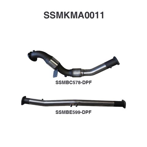 Mazda BT50 3.2L DPF Replacement ONLY With Cat - 2016 Onwards