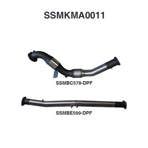Mazda BT50 3.2L DPF Replacement ONLY With Cat - 2016 Onwards