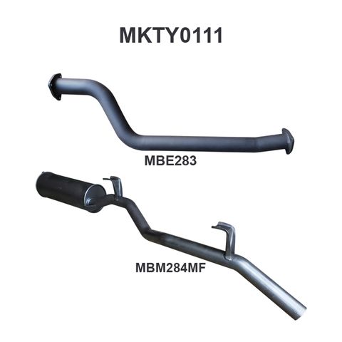 Toyota LandCruiser HJ75 2.5in off OEM Engine Pipe