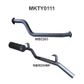 Toyota LandCruiser HJ75 2.5in off OEM Engine Pipe