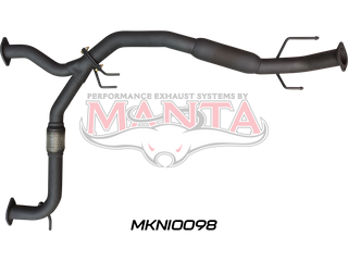 Nissan PATROL Y62 V8 5.6L WAGON, 3in CENTRE HOTDOG FOR OE MUFFLER RPLACEMENT