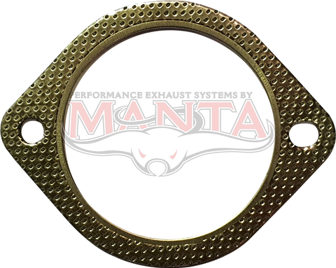 Universal 2 Bolt Gasket 3 1/2in Centre 115mm Bolt Centres - suits FE174 flange