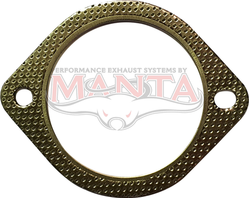 Universal 2 Bolt Gasket 3 1/2in Centre 115mm Bolt Centres - suits FE174 flange