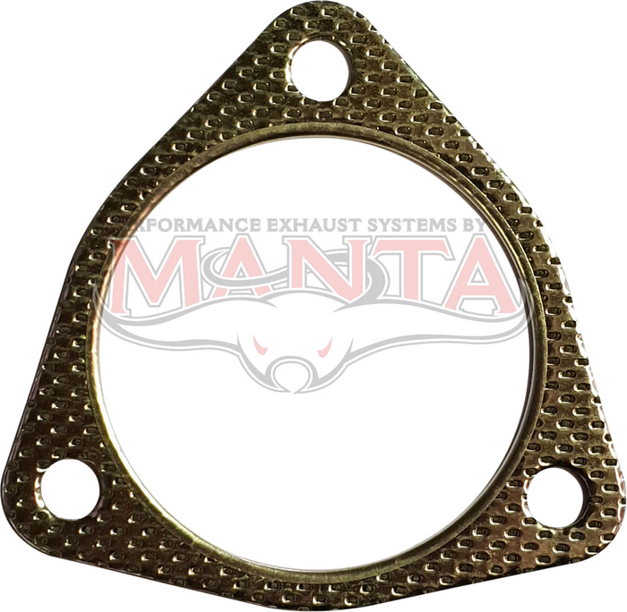 Universal 3 Bolt Gasket 3in Bore 87mm Bolt Centres - suit FE004C Flange