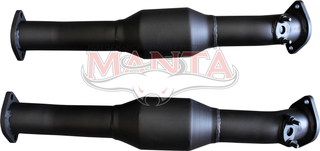 Landcruiser UZJ100 V8 Petrol Twin 2.5in Cat Converters to Suit Pacemaker Extractors