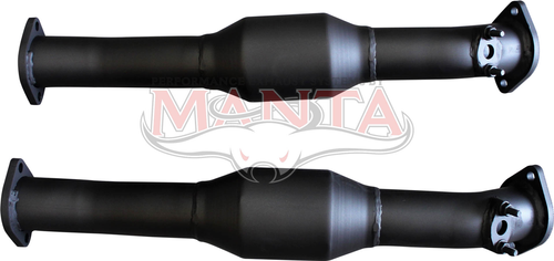 Landcruiser UZJ100 V8 Petrol Twin 2.5in Cat Converters to Suit Pacemaker Extractors