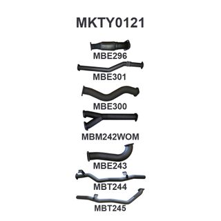 Toyota Landcruiser VDJ79 Dual Cab Twin 3in WOM No Cat