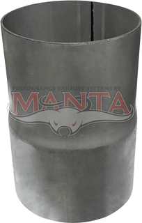102mm (4in) SINGLE EXHAUST COUPLER MILD STEEL