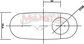2 1/2in, 10in x 4in Oval Offset/Same Side, 10in (275mm) Long, Megaflow Muffler - Medium - Aluminised