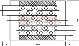 2 1/2in, 10in x 4in Oval Offset/Offset, 14in (350mm) Long, Triflow/Turbo Muffler - Quiet