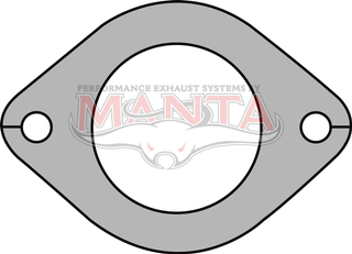 2 Bolt Commodore 2 1/2in 105mm Bolt Centres 11mm Bolt Holes